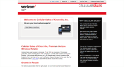 Desktop Screenshot of cellularsalesofknoxville.com